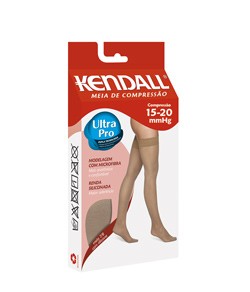 Meia 7/8 com Silicone Kendall 1612 M�dia Compress�o (15-20 mmHg) com Ponteira