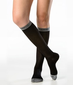 Meia Sigvaris 3/4 Para Viagem Compress Soft Traveno Unissex (170UAD)