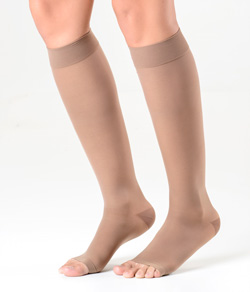 Meia Sigvaris 3/4 Ever Sheer Sem Ponteira - 20-30 mmHg (782 AAD)