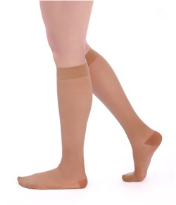 Meia Sigvaris 3/4 Ever Sheer Com Ponteira - 20-30 mmHg (782 BAD)